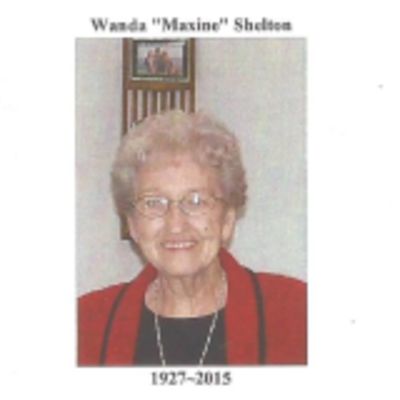 Wanda "Maxine" Higginson Shelton